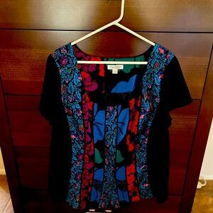 Vibrant Square-neck Top 2x Coldwater Creek